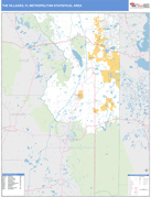 The Villages Metro Area Digital Map Basic Style